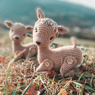 Олень Аху - Безкоштовна схема амігурумі, майсстер-клас із в'язання іграшки гачком українською