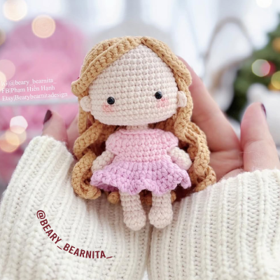 Лялька Рапунцель схема амігурумі