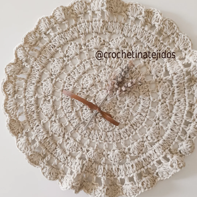 Серветка - В'язання гачком - Безкоштовна схема амігурумі