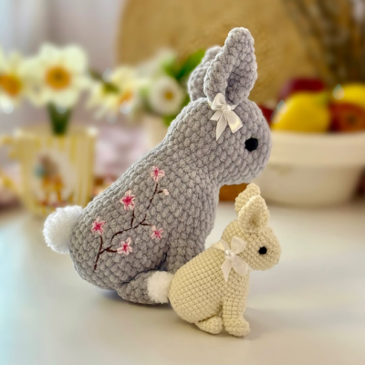 Кролик - Безкоштовна схема амігурумі, майстер-клас із в'язання гачком
