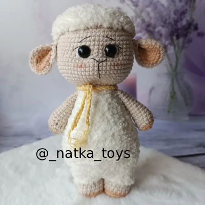 Овечка Мілуся Безкоштовні схеми в'язання гачком, майстер-клас з амігурумі